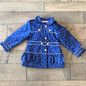 Girls hearts raincoat